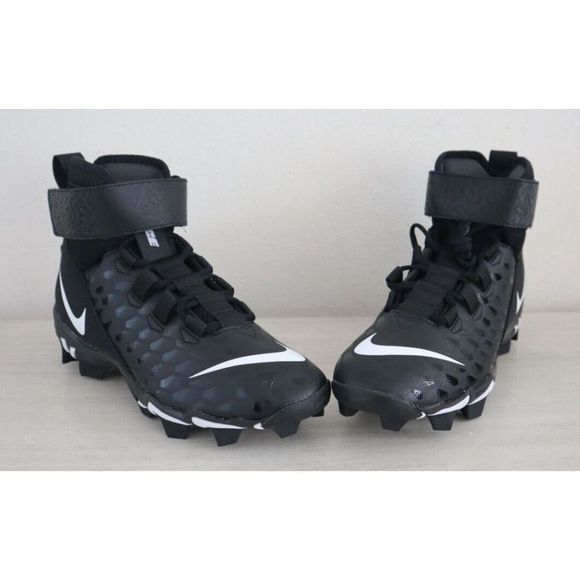 Nike BV0151 001 Men's Sz 7 W Black Force Savage Shark 2 Mid Football Cleats - Picture 5 of 10